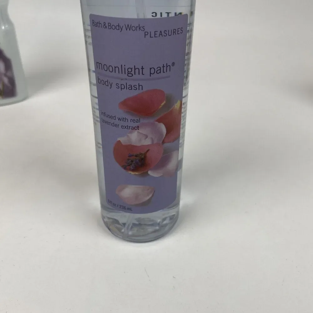 Vintage Bath & Body Works Moonlight Path Spray Shower Gel Lotion Candle Basket